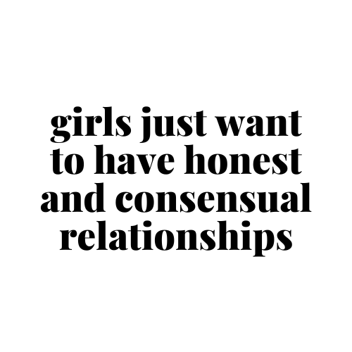 "Girls Just Want To Have" Square Black & White Sticker